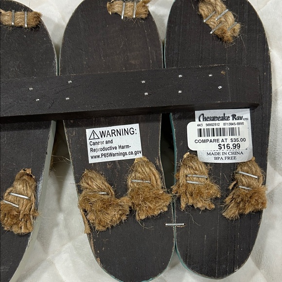 Decorative Flip Flop Wall Hanging - Picture 4 of 4